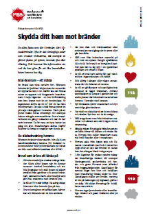 Informationsblad brandskydd